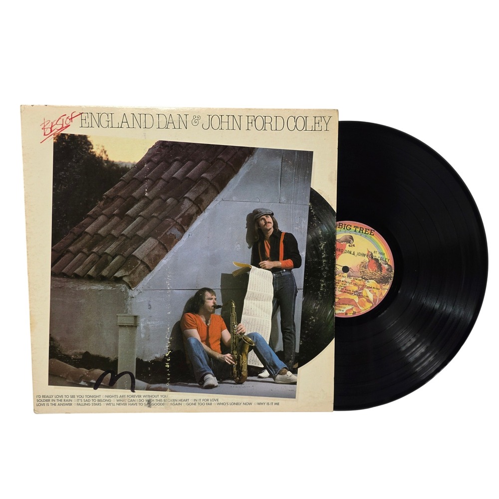 Best of England Dan & John Ford Coley Vinyl LP Big Tree Records BT 76018 1979*